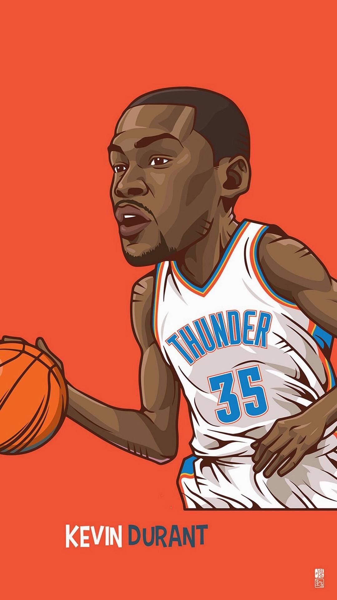 1080x1920 71+ Nba Cartoon Wallpapers on WallpaperPlay