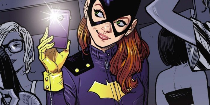 1332x850 Wallpaper DC Comics, Batgirl, Comics, Barbara Gordon, Selfie