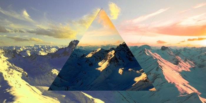 1920x1080 polyscape, Abstract, Nature, Mountain Wallpapers HD / Desktop and