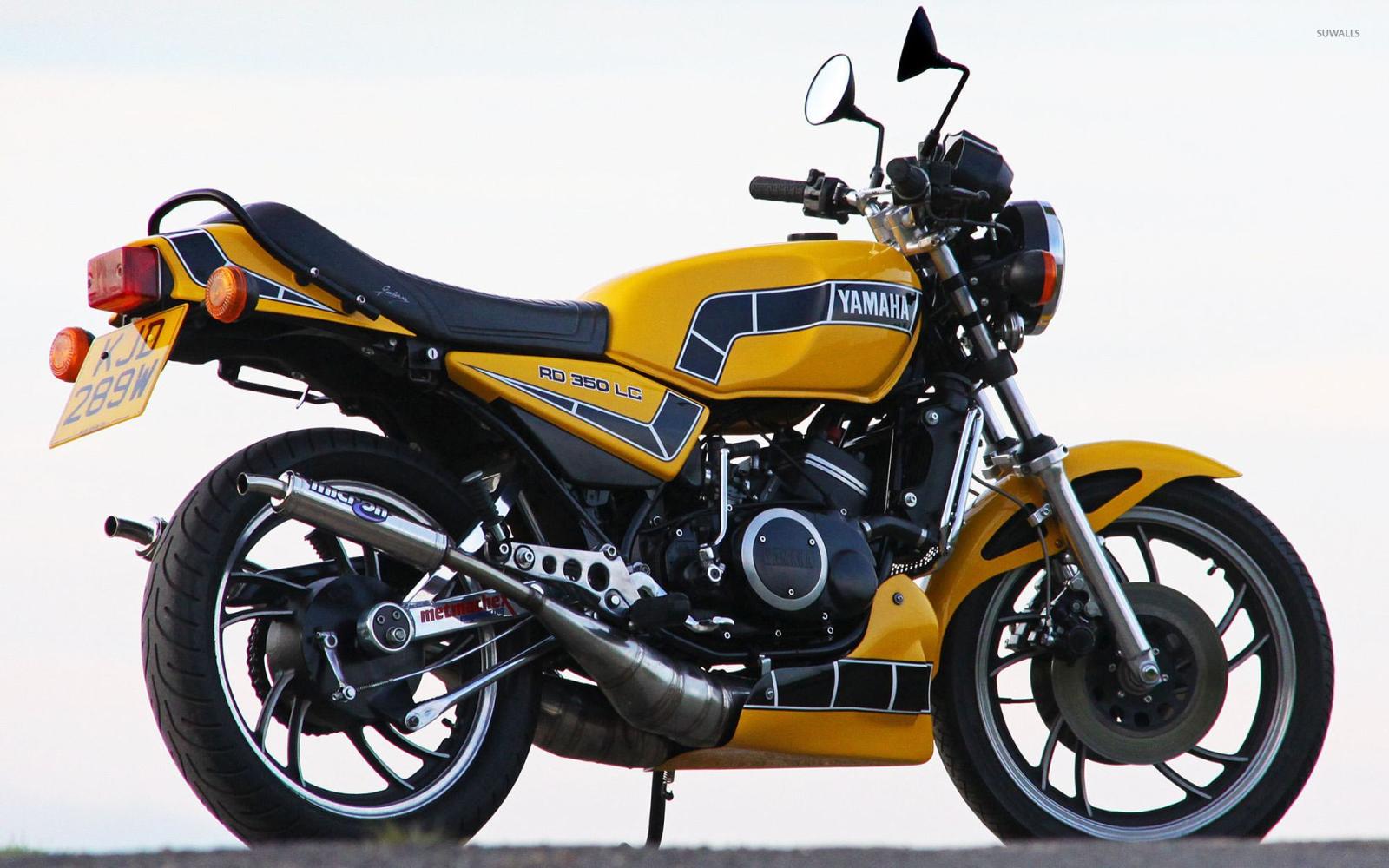 1920x1200 Yellow Yamaha RD350LC wallpaper - Motorcycle wallpapers - #53293