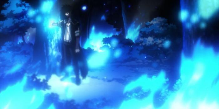 1280x800 Fatal Sins — Dabi looks so pretty with his blue flames. He...
