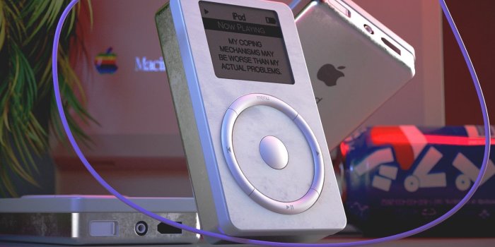 1332x850 Wallpaper iPod, Music, Style, Art, 80s, Style, Macintosh, Rendering