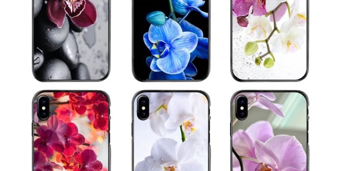 1000x1000 US $3.66 |Orchid Flowers HD Wallpaper Accessories Phone Shell Cover For  iPhone 4 4S 5 5S 5C SE 6 6S 7 8 Plus X XR XS Max iPod Touch 4 5 6-in Fitted 