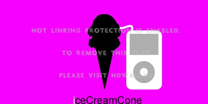 1600x900 ice cream ipod