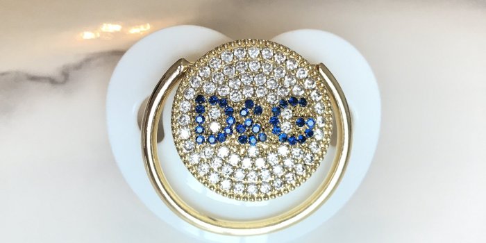 2048x1536 D&G Inspired Fashion Bling Pacifier – Sugar Plum Avenue LLC