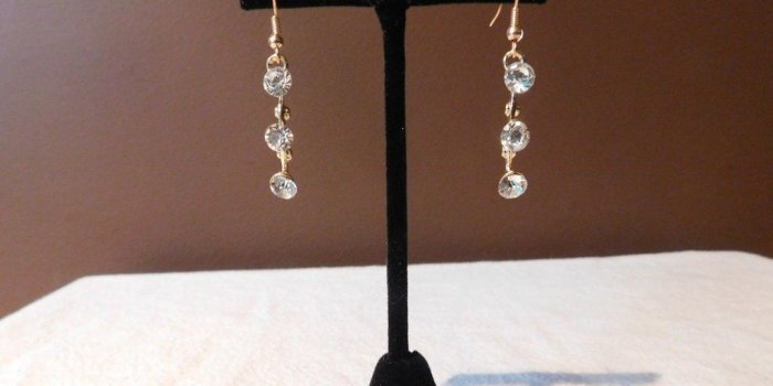 1024x768 NEW Costume fashion jewelry set: Bling necklace and earrings – LZ