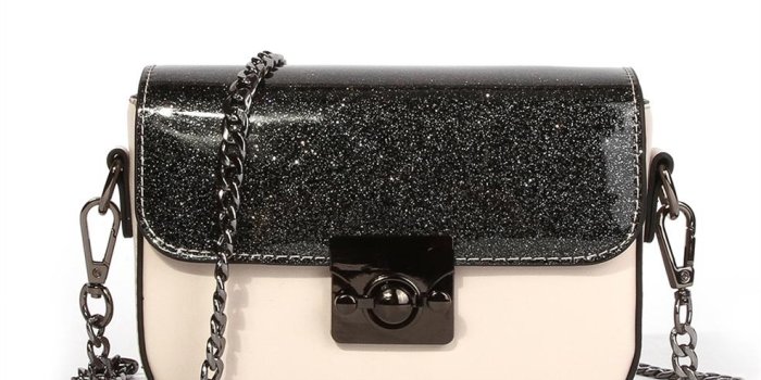 987x987 HOWRU Women Fashion Small bling Flap Messenger Bag Saddle PU Leather  Crossbody Shoulder Bag Chains Ladies Party Clutch Handbags #168546