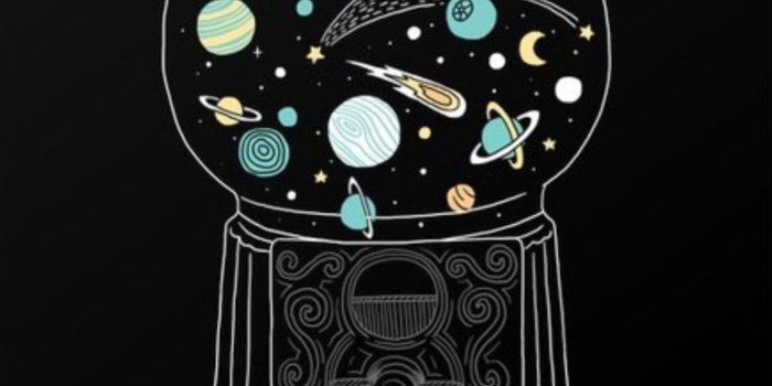 1443x1964 A little astronaut pulling a bubblegum candy out of the machine. “My