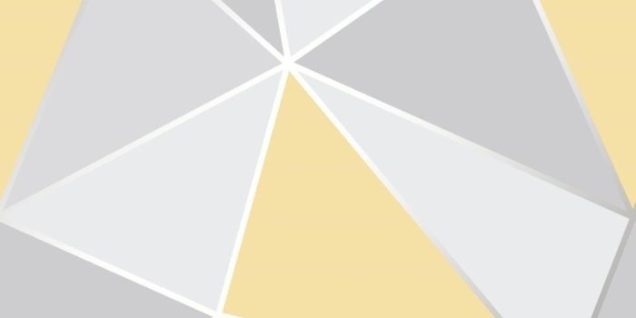 982x982 Apex Grey / Yellow Geometric Wallpaper