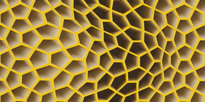 1000x1000 AS Creation Geometric Honeycomb Pattern Wallpaper Abstract 3D Textured  327095