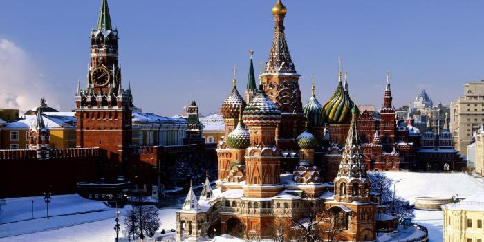 1920x1080 Full HD Wallpaper kremlin snowbound red square aerial view russia
