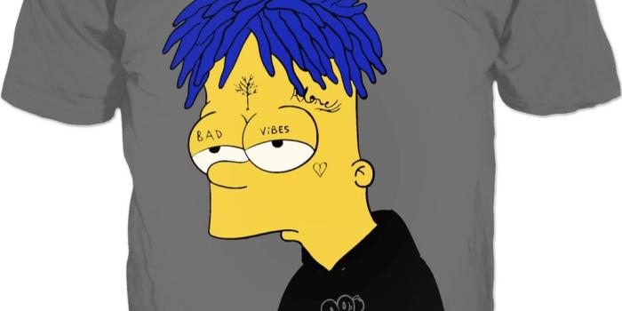 1024x1045 XXXTentacion BART Simpson Mashup