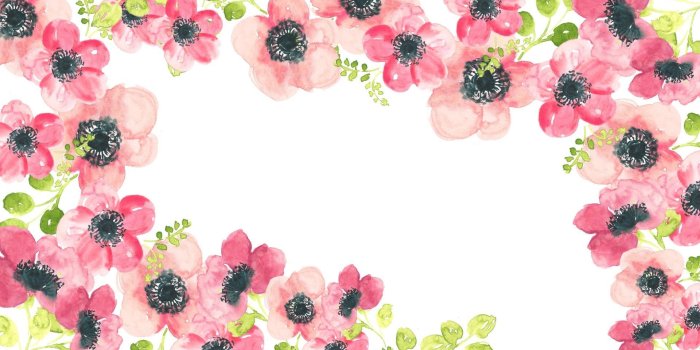 1920x1080 68+ Watercolor Flowers Wallpapers on WallpaperPlay