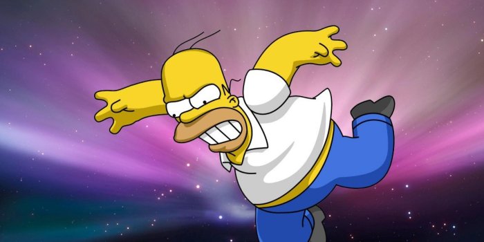 2880x1800 Homer Simpson, Space, Bart Simpson, Darkness, Fictional Character