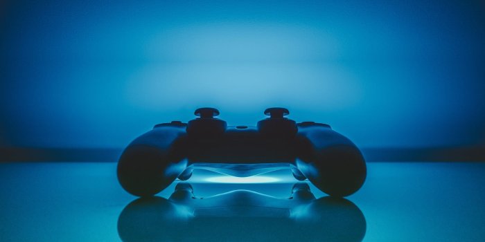 1920x1080 PS controller blue cool | wallpaper.sc Desktop