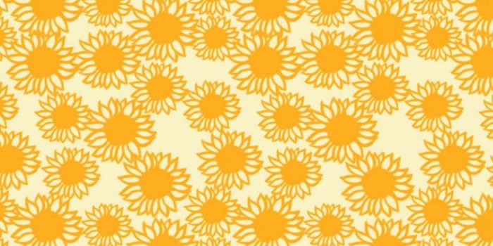 1242x2688 Pattern sunflower yellow women-friendly | wallpaper.sc iPhone XS Max