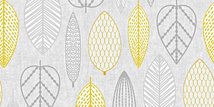 1664x1664 Scandi Leaf Yellow