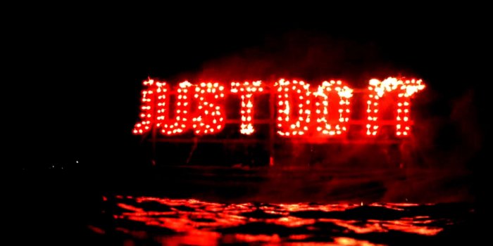 1920x1080 Art Images Just Do It Download - Neon Sign Free Wallpaper