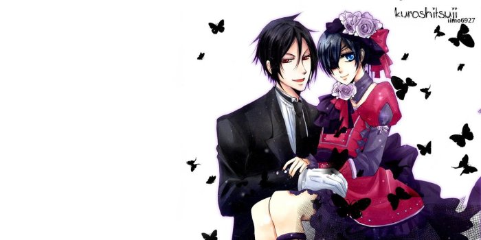 1332x850 Wallpaper anime, art, kuroshitsuji, Ciel, Dark Butler, Butler
