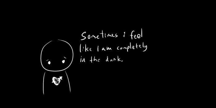 1444x900 Download desktop wallpaper Cartoon man on a black background - Picture