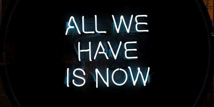 1366x768 Download wallpaper 1366x768 neon, inscription, motivation