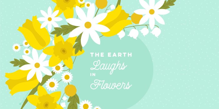 3001x1876 March 2018 Spring Flower Calendar Wallpaper - Sarah Hearts