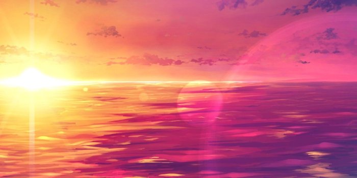 1600x600 17212 pink sunset wallpaper hd
