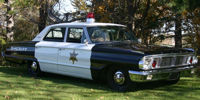 2048x1536 Ford Galaxie 500 4-door Sedan Police 1964 wallpapers (2048x1536)