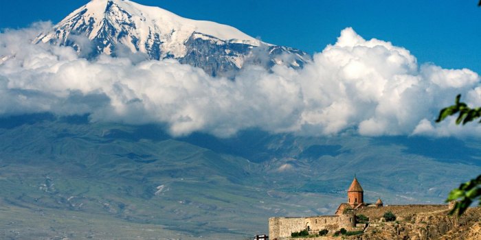 1366x768 Download wallpaper 1366x768 mountain, ararat, armenia, height