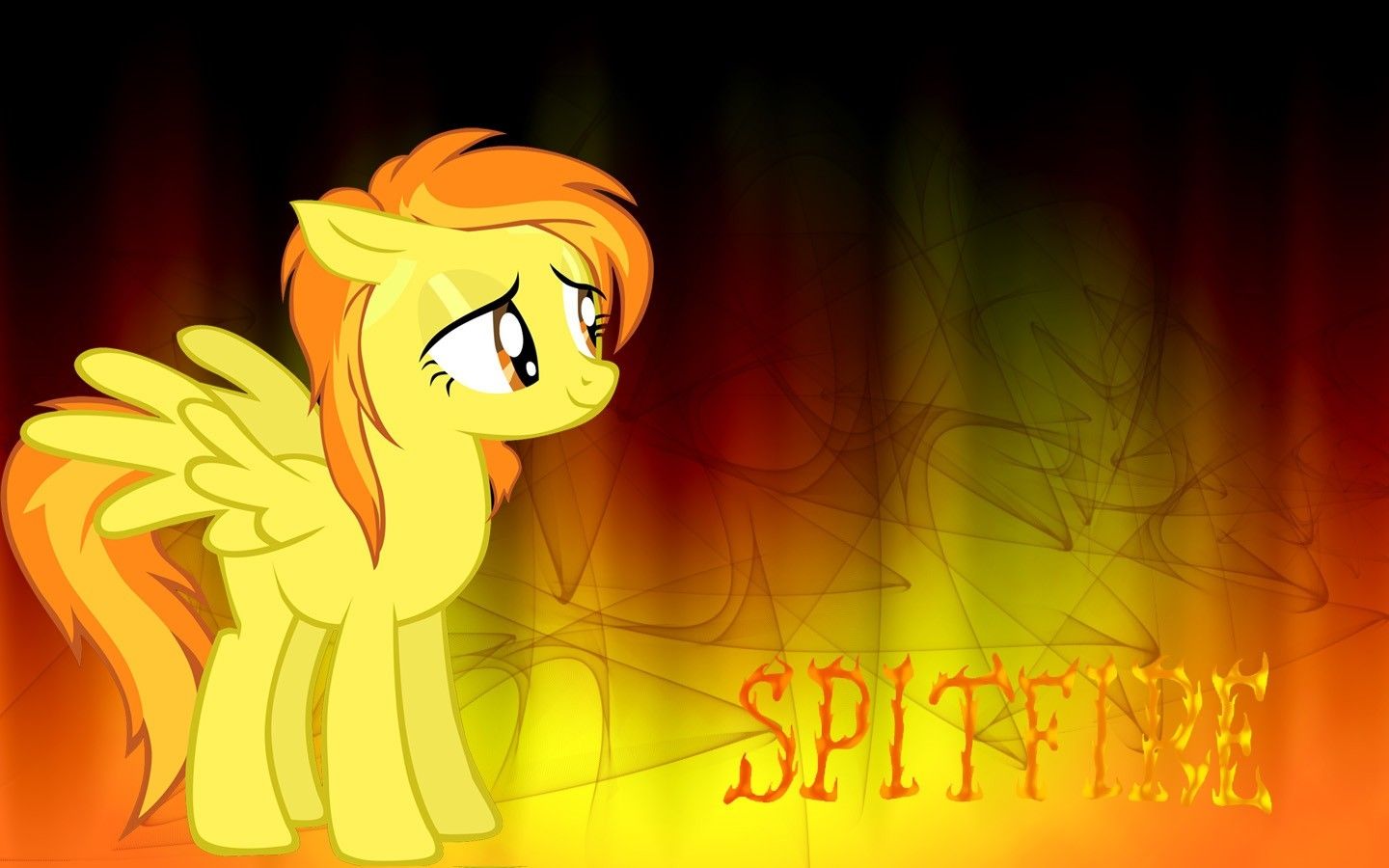 1440x900 My Little Pony Spitfire Mlp Character Wallpaper Art - Spitfire Mlp