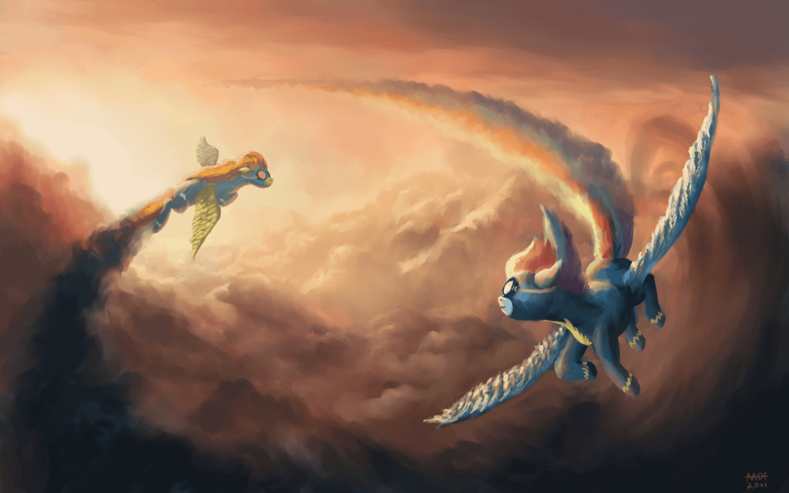 1680x1050 Rainbow Dash Spitfire Wonderbolts by Moe | My Little Pony | My
