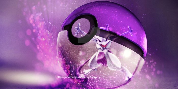 1089x734 The pokeball of Mewtwo by Jonathanjo