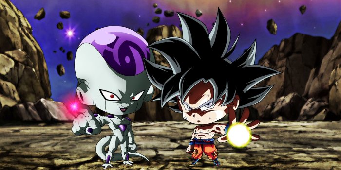 3840x2160 Wallpaper 4k Chibi Frieza Goku Ultra Instinct Dragon Ball 4k