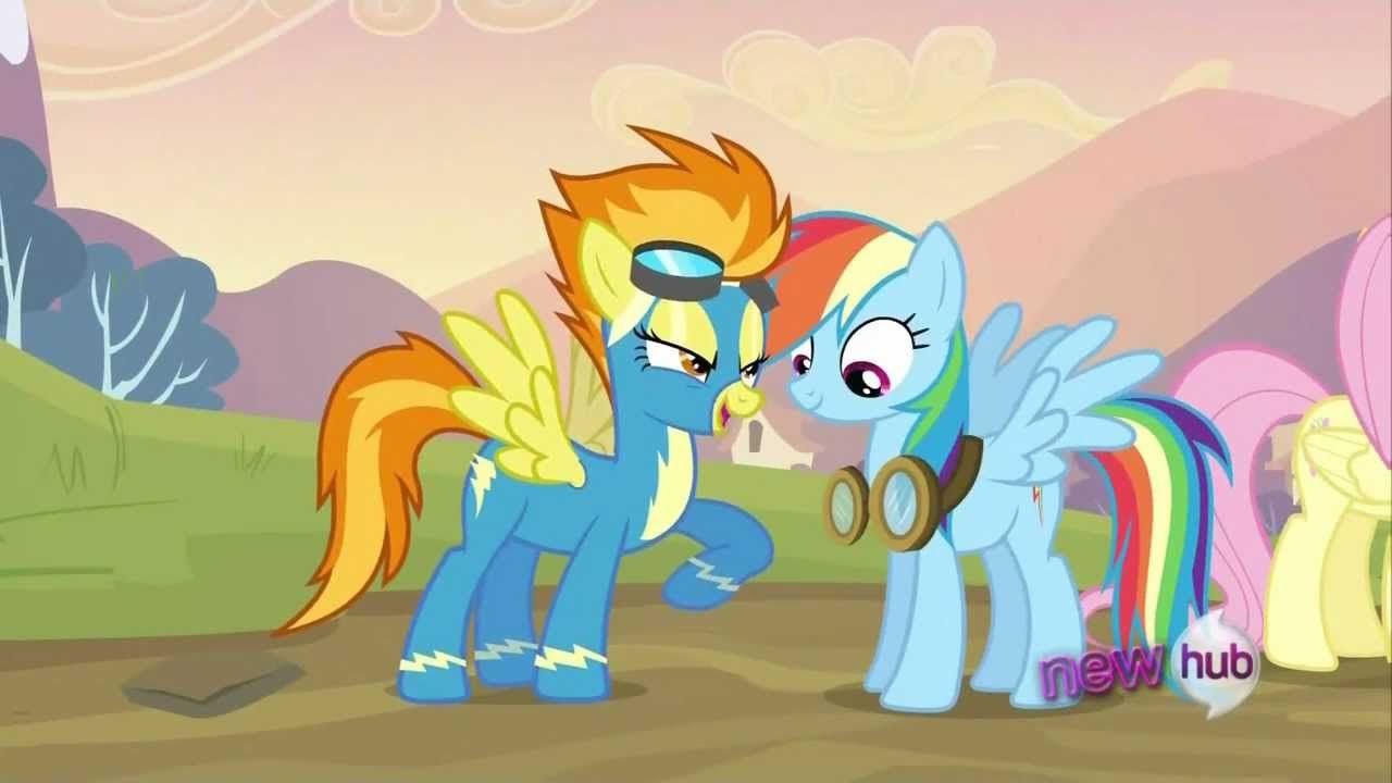 1280x720 Spitfire - Nice job, Rainbow Dash. You may not have set a new record, but  you showed a lot of guts