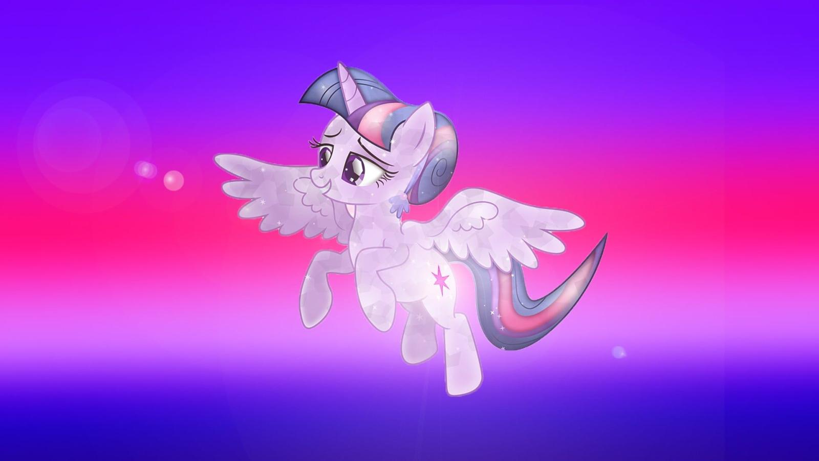 1920x1080 White unicorn illustration, My Little Pony, Twilight Sparkle