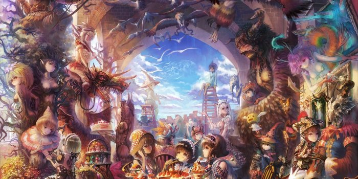 2300x1588 74+ Fantasy Anime Wallpapers on WallpaperPlay