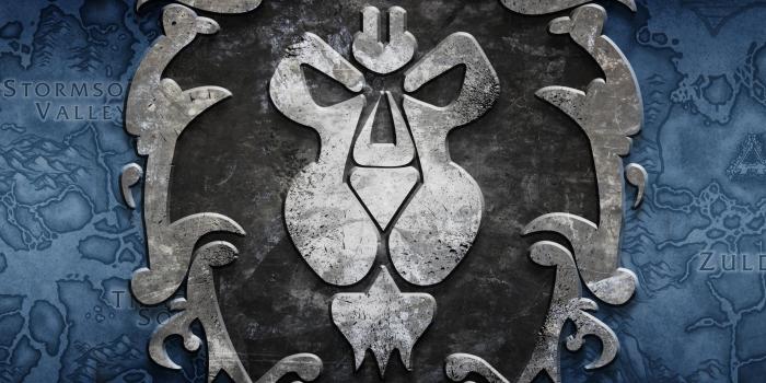 3840x1080 A double screen wallpaper for my Alliance family! : wow