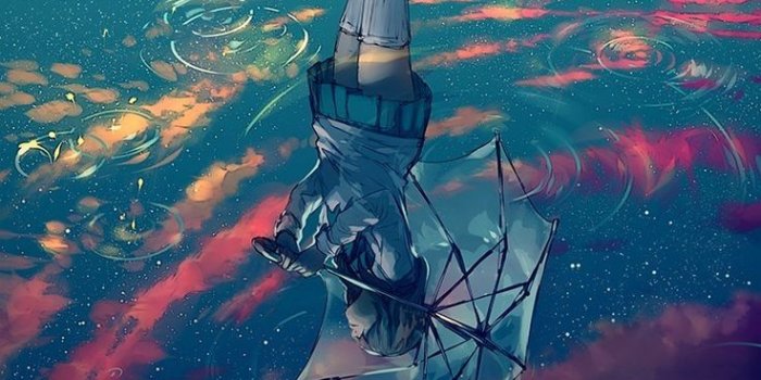 736x1134 Elegant Anime Rainingscenery Wallpaper Hd | HD Wallpaper