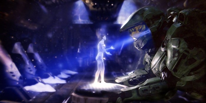 1244x700 Cortana Y Master Chief Wallpapers