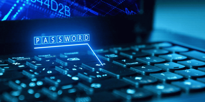 1920x1080 Login password to the application on a laptop. Logging in with security  code.