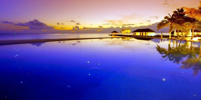 3612x2403 Summer Night Wallpaper - Maldives At Night 4k, Hd Wallpapers