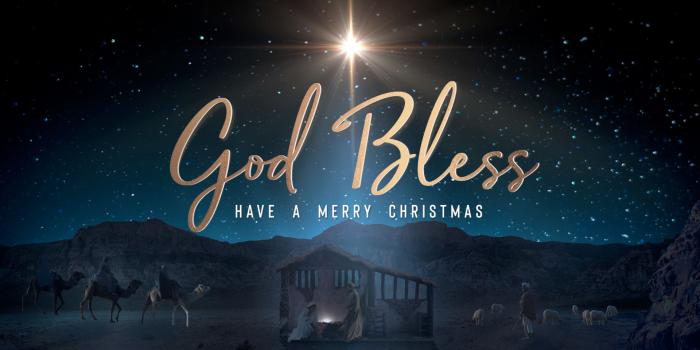 1920x1080 Starry Night Nativity Close Motion Background