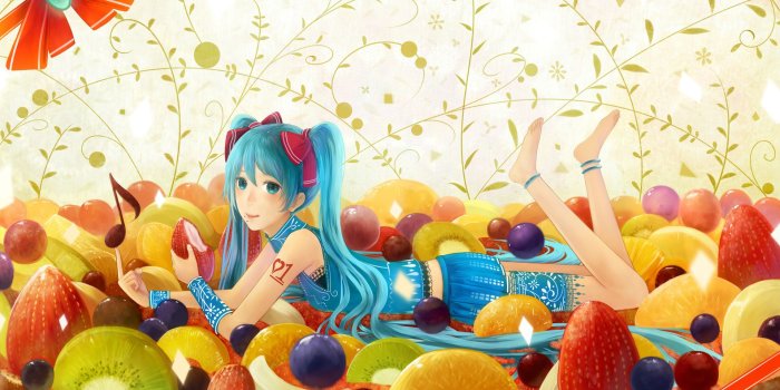 1920x1200 Fruits Girl wallpaper | anime | Wallpaper Better