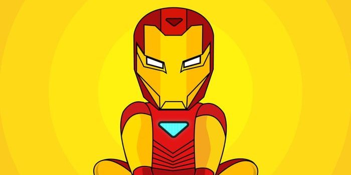 700x1400 Little Ironman- I made this wallpaper because i love him 3000 - 9GAG