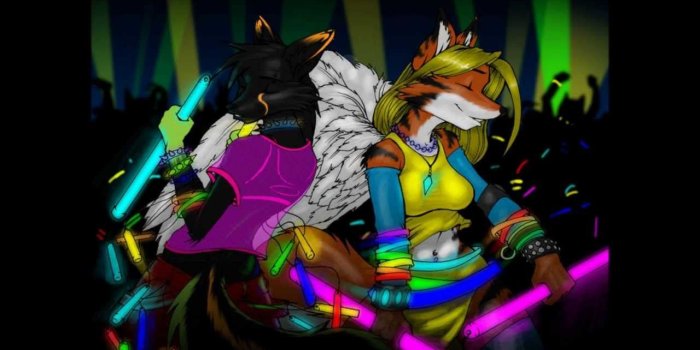 1280x720 Furry Rave Wallpaper on WallpaperGet.com