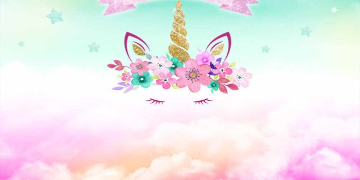 1000x1000 Sunsfun 7x5FT Photography Backdrops Unicorn Themed Wallpaper Stars Happy  Birthday Baby Background Vinyl 220X150cm