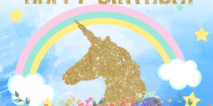 1500x1050 Amazon.com : FHZON 10x7ft Unicorn Picture Backdrop Sky Clouds