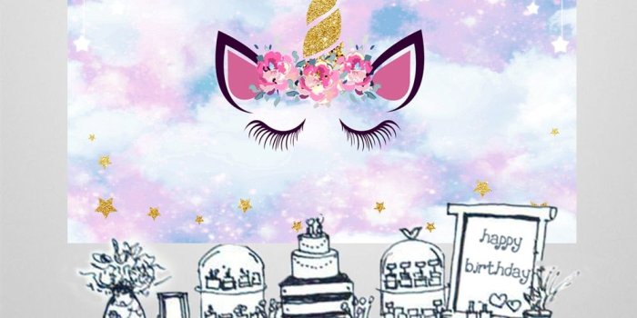 1000x1061 birthday background unicorn theme baby shower party decors children