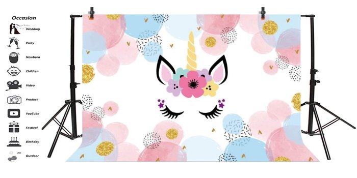 1472x750 Amazon.com : AOFOTO 10x7ft Girl Baby Shower Photo Booth Backdrop