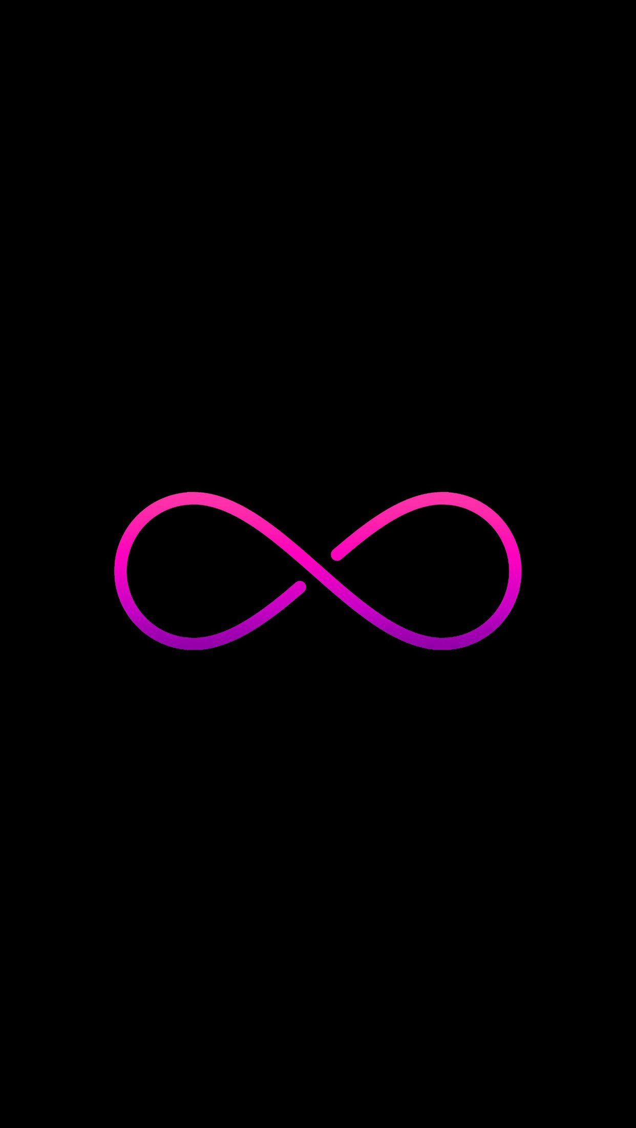 1242x2200 1242x2200] 96.59% True Black Infinity Wallpaper : Amoledbackgrounds
